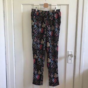 Only flower printed trousers